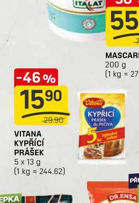 VITANA KYPŘÍCÍ PRÁŠEK 29.90 5 x 13 g