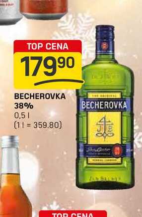 BECHEROVKA 38% 0,5l