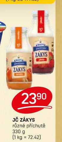 JČ ZÁKYS různé příchutě 330 g