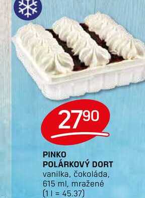 POLÁRKOVÝ DORT vanilka, čokoláda, 615 ml