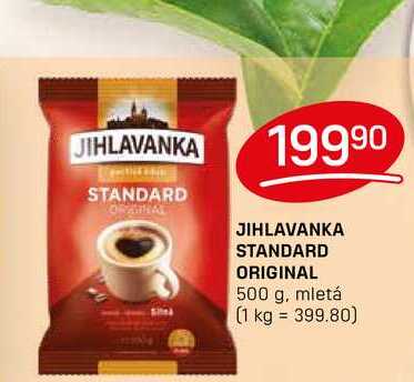 JIHLAVANKA STANDARD ORIGINAL 500 g, mletá 