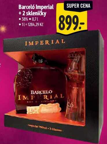 Barceló Imperial + 2 skleničky, 0,7 l