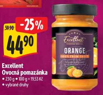 Excellent Ovocná pomazánka, 230 g