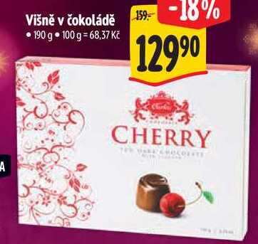 Višně v čokoládě, 190 g