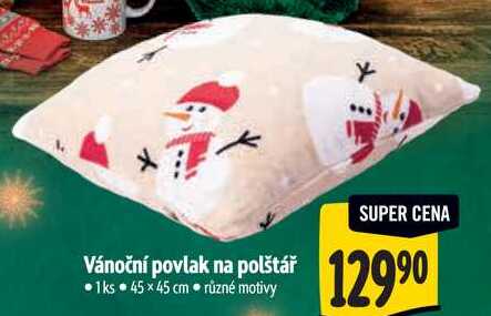 Vánoční povlak na polštář 