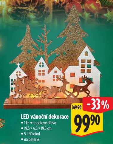 LED vánoční dekorace