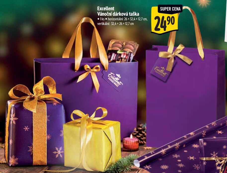 Excellent Vánoční dárková taška 