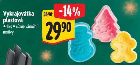 Vykrajovátka plastová