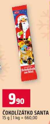 ČOKOLÍZÁTKO SANTA 15 g