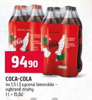 COCA-COLA 4x 1,5 l