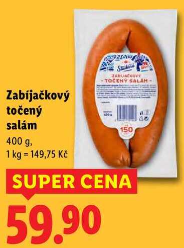 Zabíjačkový točený salám, 400 g