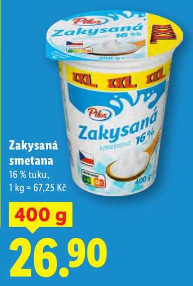 Zakysaná smetana, 400 g