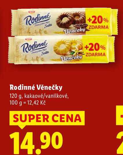 Rodinné Věnečky, 120 g