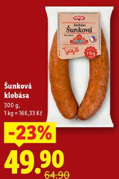 Šunková klobása, 300 g