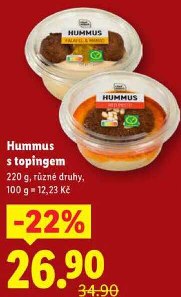 Hummus s topingem, 220 g
