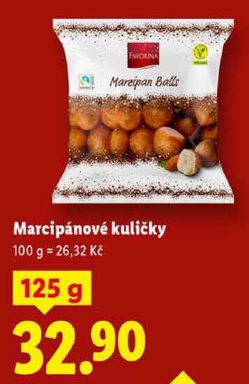 Marcipánové kuličky, 125 g