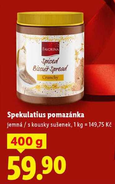 Spekulatius pomazánka, 400 g