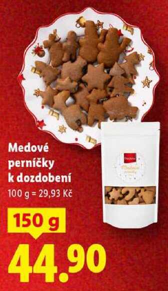 Medové perníčky k dozdobení, 150 g