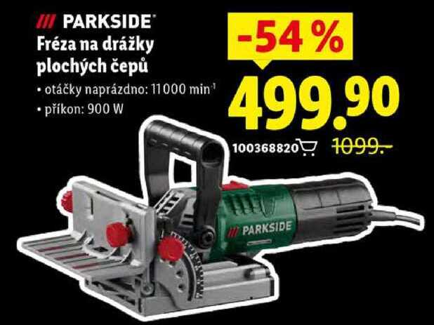 PARKSIDE Fréza na drážky plochých čepů