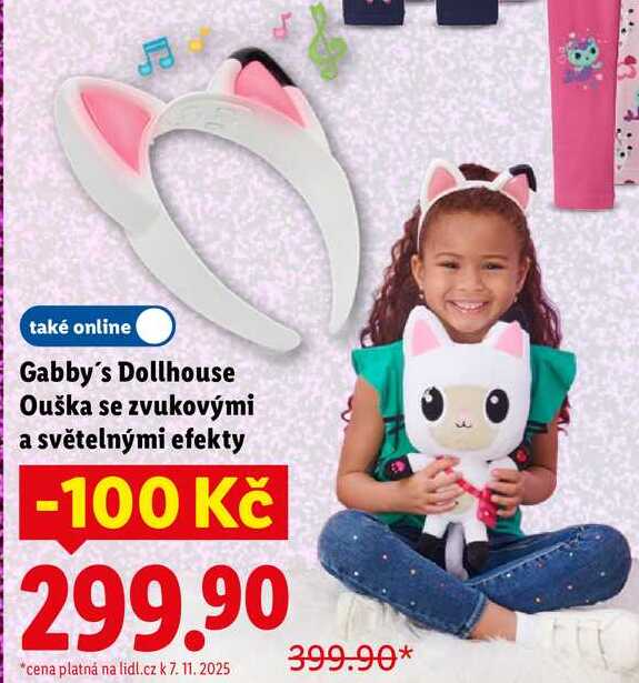 Gabby's Dollhouse Ouška se zvukovými a světelnými efekty
