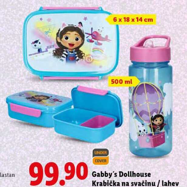 Gabby's Dollhouse Krabička na svačinu/lahev 