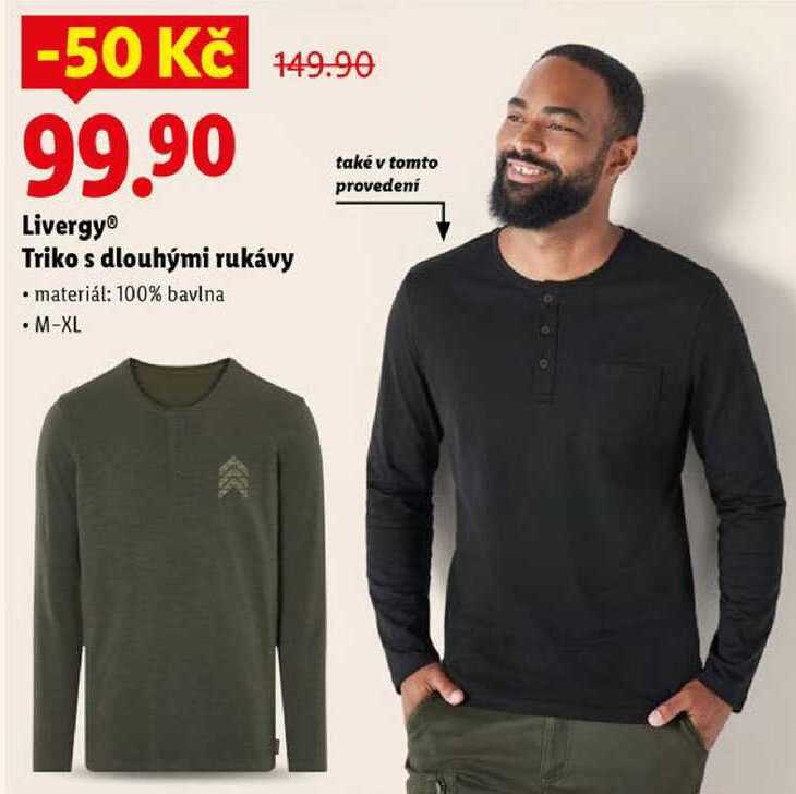 Livergy Triko s dlouhými rukávy 