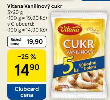 Vitana Vanilinový cukr, 5×20 g 