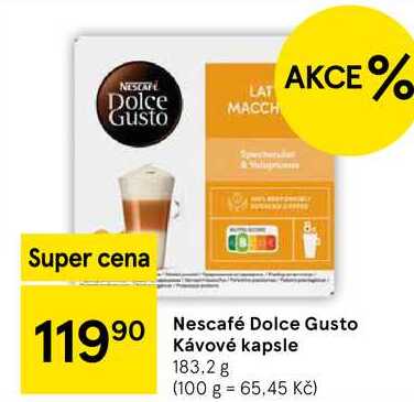 Nescafé Dolce Gusto Kávové kapsle, 183.2 g