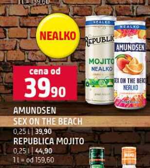 AMUNDSEN SEX ON THE BEACH, REPUBLICA MOJITO 0,25 l