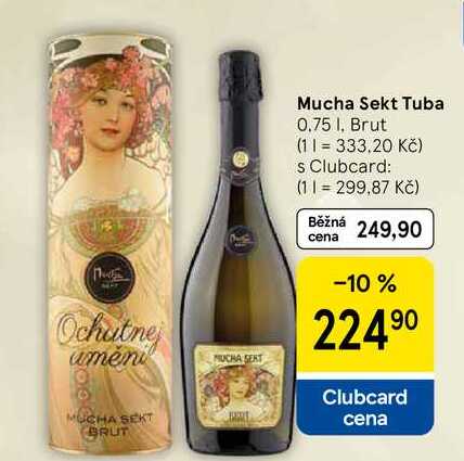 Mucha Sekt Tuba, 0.75 l