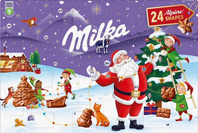 Milka Adventní kalendář