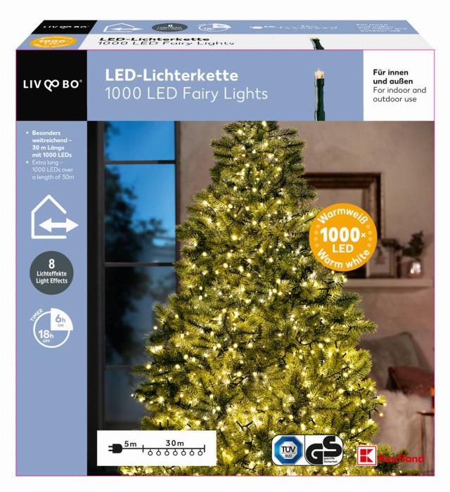 Liv&Bo LED Světelný řetěz 1 000 LED