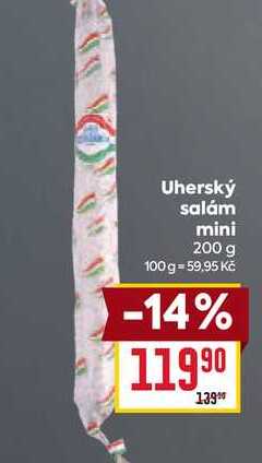 Uherský salám mini 200 g