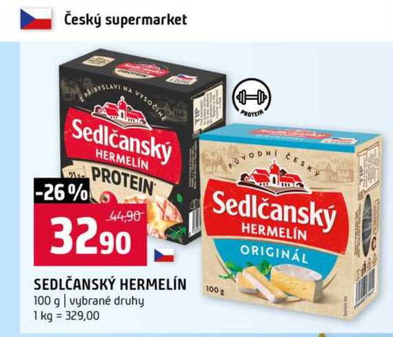SEDLČANSKÝ HERMELIN 100g vybrané druhy 