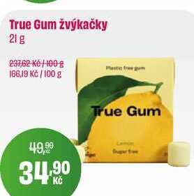 True Gum žvýkačky 21 g