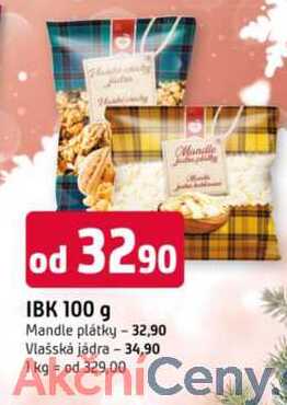 IBK 100 g Mandle plátky