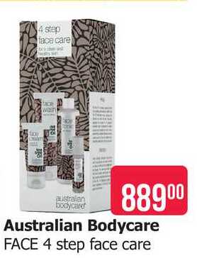 Australian Bodycare FACE 4 step face care 