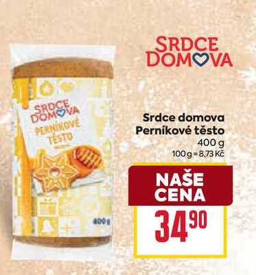 Srdce domova Perníkové těsto 400 g