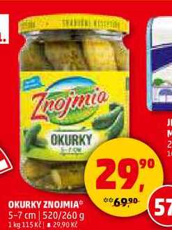 OKURKY ZNOJMIA 5-7 cm, 520 g