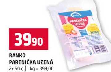 RANKO PARENIČKA UZENÁ 2x 50 g 