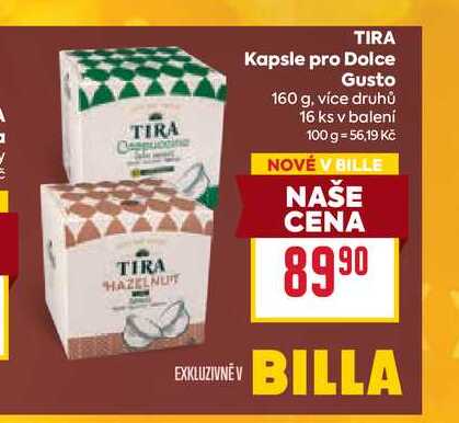 TIRA Kapsle pro Dolce Gusto 160 g