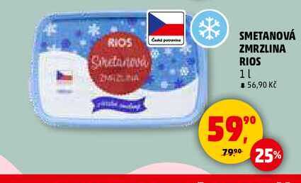 SMETANOVÁ ZMRZLINA RIOS, 1 l