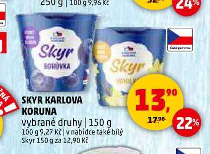 SKYR KARLOVA KORUNA, 150 g 
