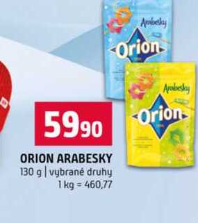 ORION ARABESKY 130 g vybrané druhy