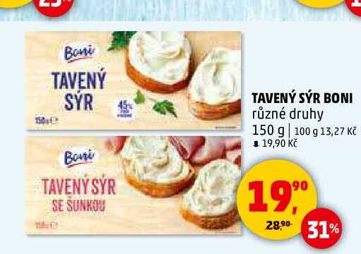 TAVENÝ SÝR BONI, 150 g