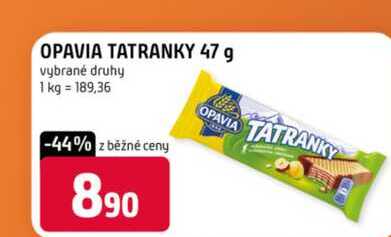 OPAVIA TATRANKY 47 g vybrané druhy 
