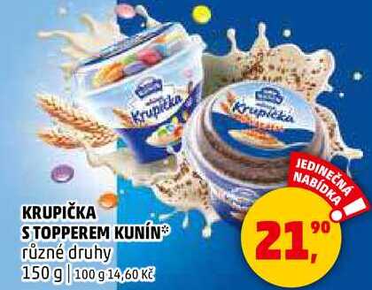 KRUPIČKA S TOPPEREM KUNÍN, 150 g