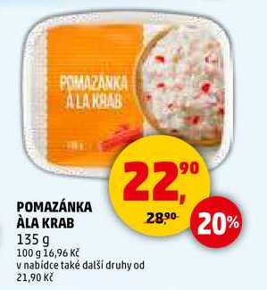 POMAZÁNKA ÀLA KRAB, 135 g