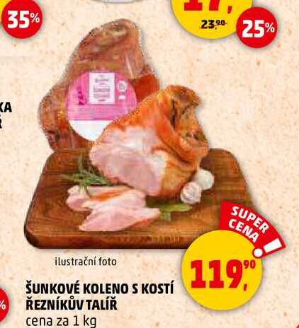 ŠUNKOVÉ KOLENO S KOSTÍ ŘEZNÍKŮV TALÍŘ, 1 kg