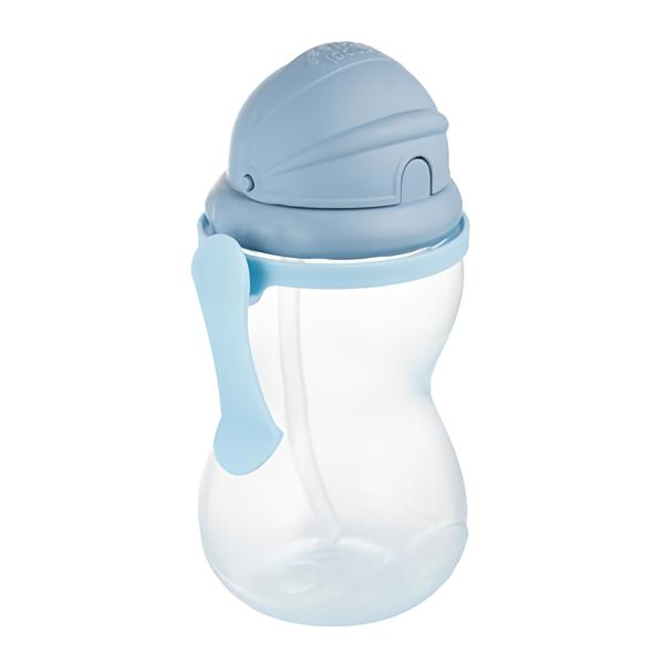 Canpol babies Láhev sportovní se slámkou, modrá